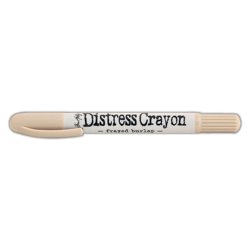 Distress Crayon Frayed Burlap