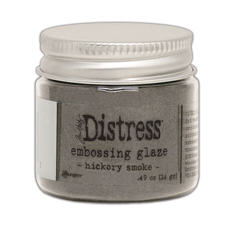 Distress Emboss Glaze Hickory Smoke