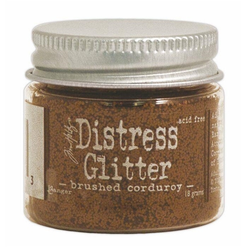 Distress Glitter Brushed Corduroy