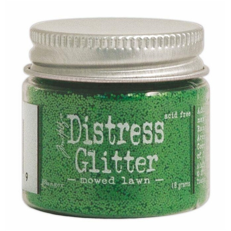 Distress Glitter Mowed Lawn