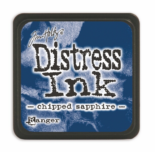 Distress Ink Pad Mini Chipped Sapphire