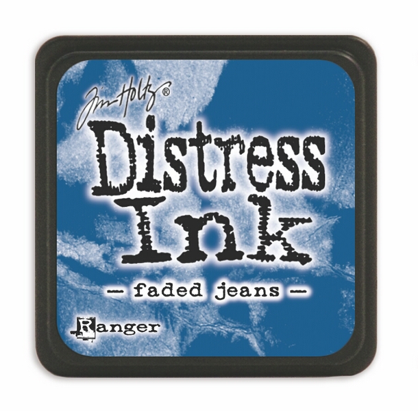 Distress Ink Pad Mini Faded Jeans