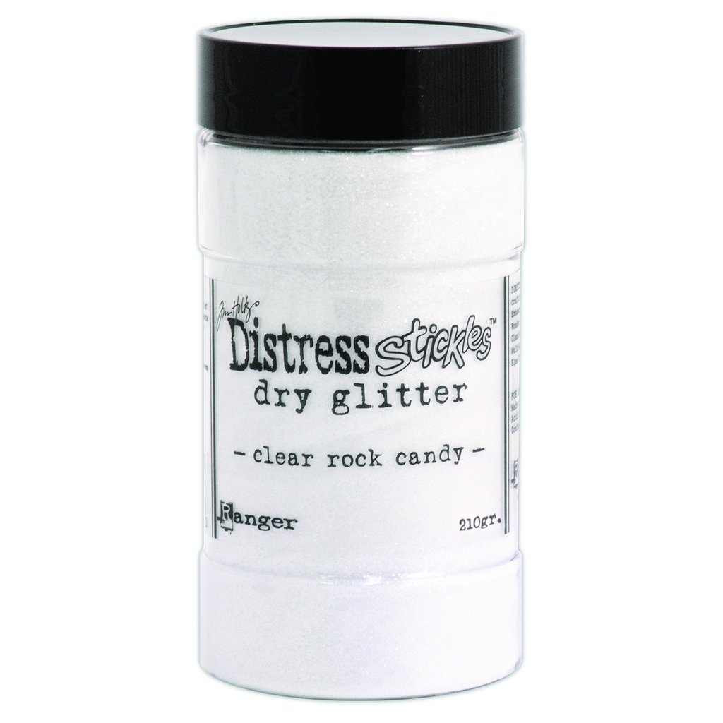 8Oz. Clear Rock Candy Distress Stickles Dry Glitter