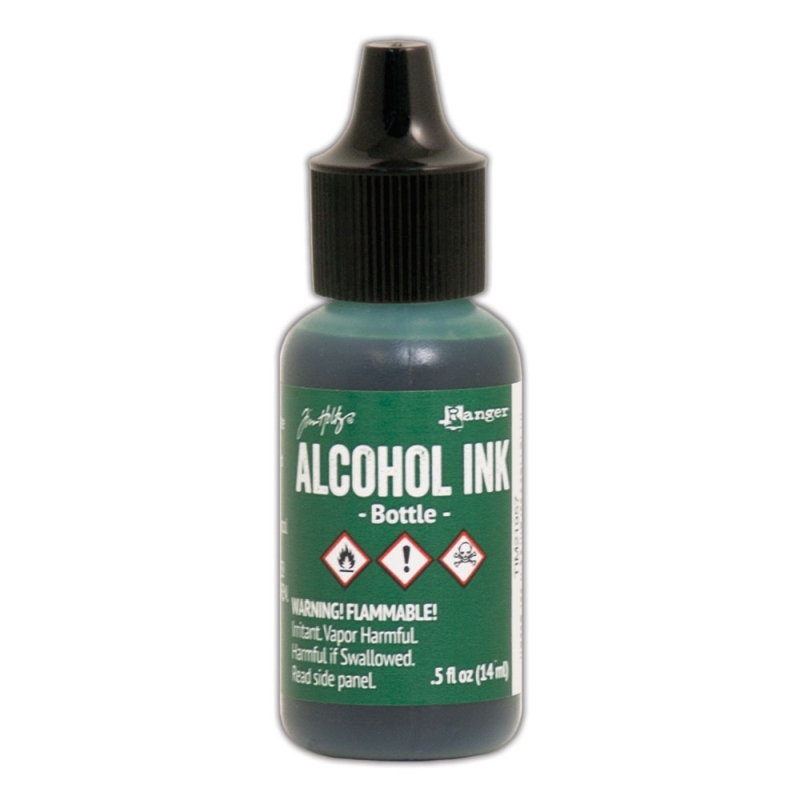 Alcohol Ink Bottle Green