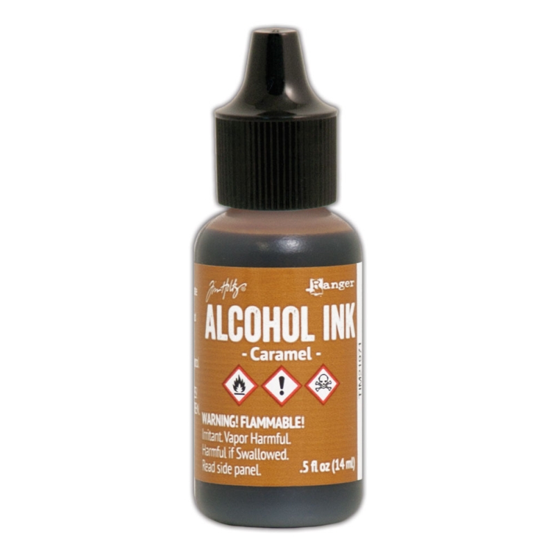 Alcohol Ink Caramel