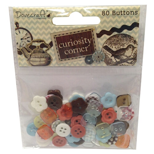 80 Plastic Buttons - Clearance