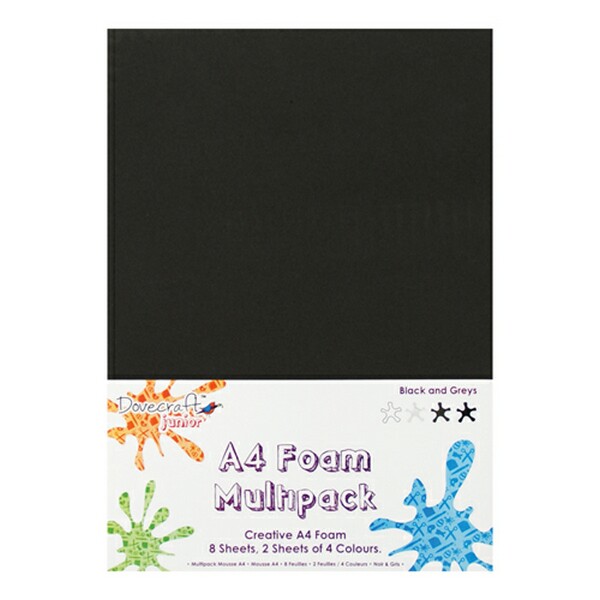 A4 Foam Black/Grey 8 Sheets