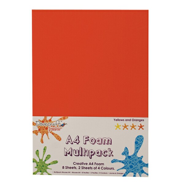 A4 Foam Yellow/Orange