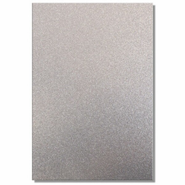 A4 Glitter Card Silver