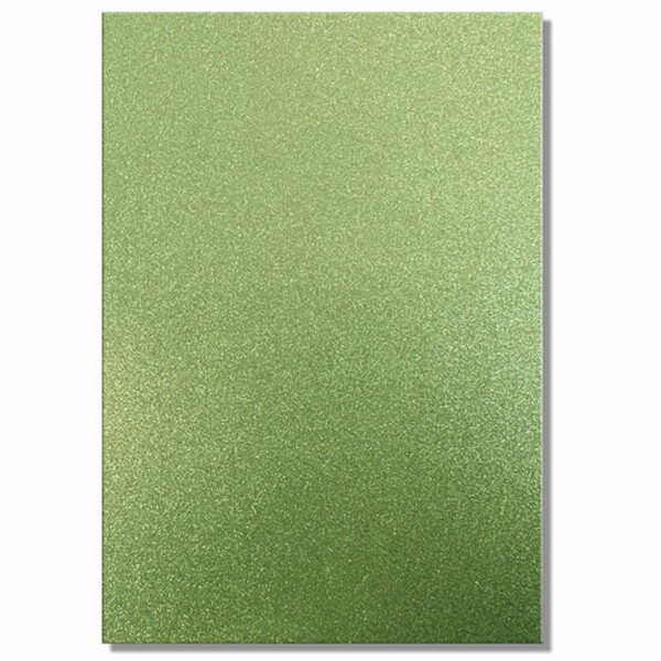 A4 Glitter Card Teal