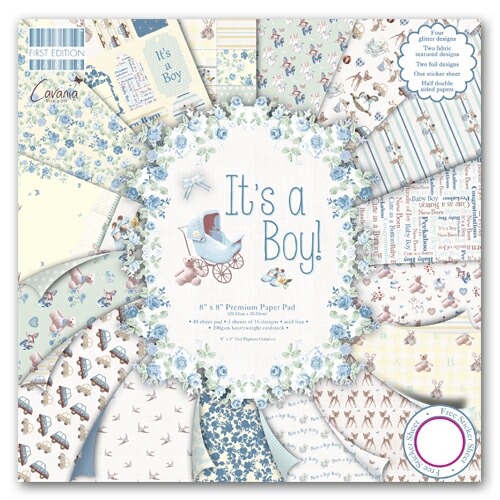 8x8 Pad - It's a Boy