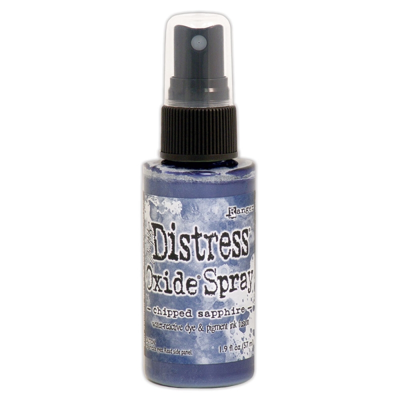 Distress Oxide Spray Chipped Sapphire