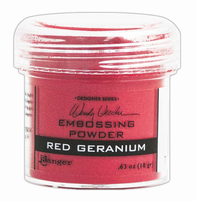 Embossing Powder Red Geranium