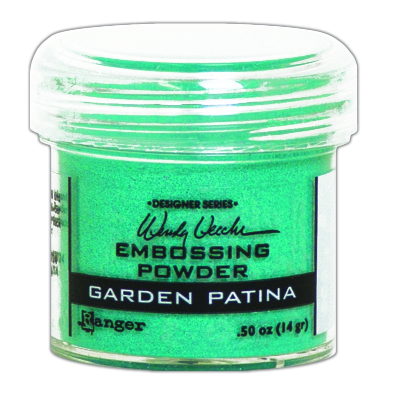 Embossing Powder Garden Patina