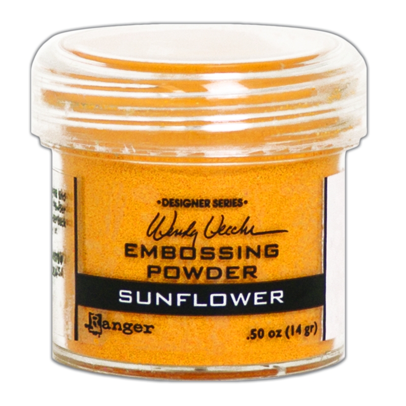 Embossing Powder Sunflower