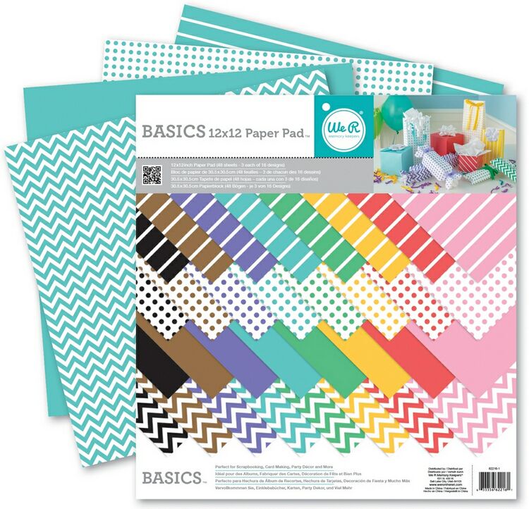 Basics - 12x12 Paper PadSold in Singles