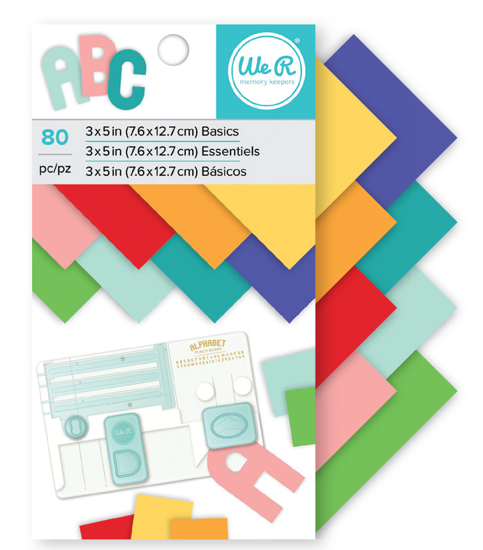 Cardstock3x5Multicolored80Shts