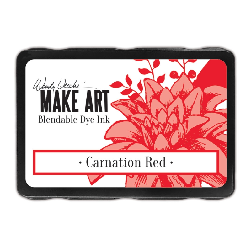 Make Art Dye Ink Pad Carnation Red