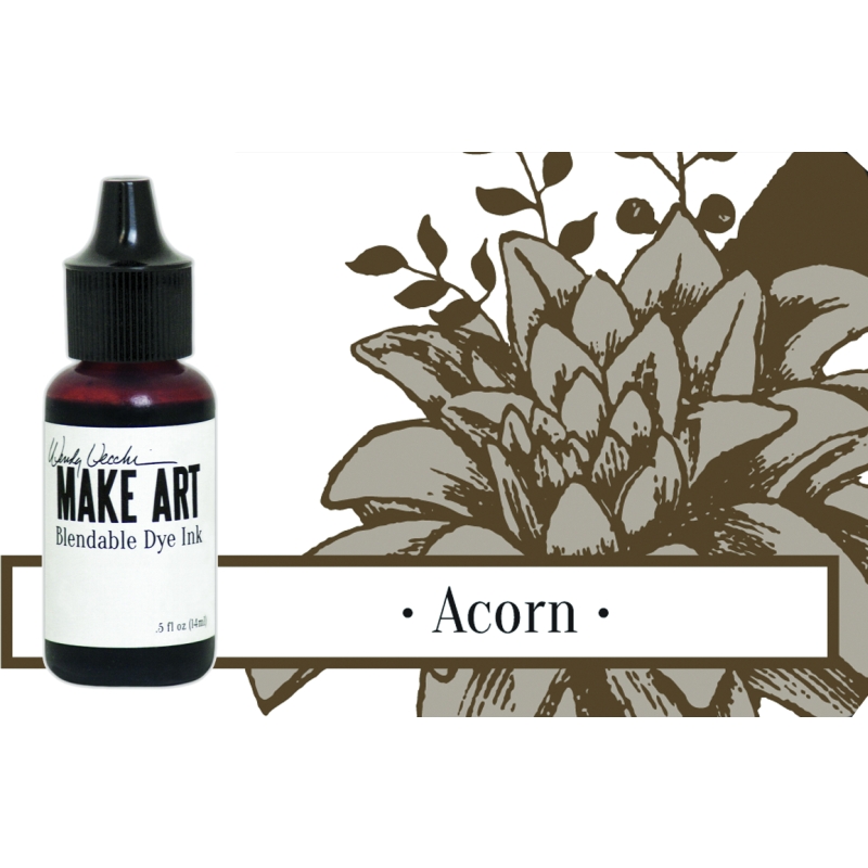 Make Art Dye Re-Inker Acorn