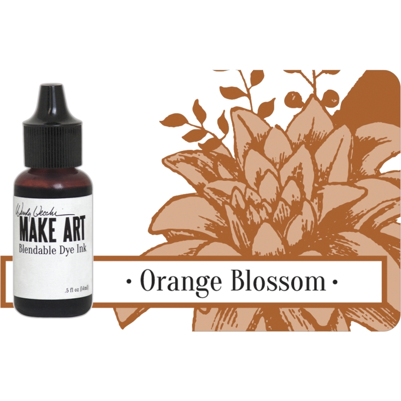 Make Art Dye Re-Inker Orange Blossom