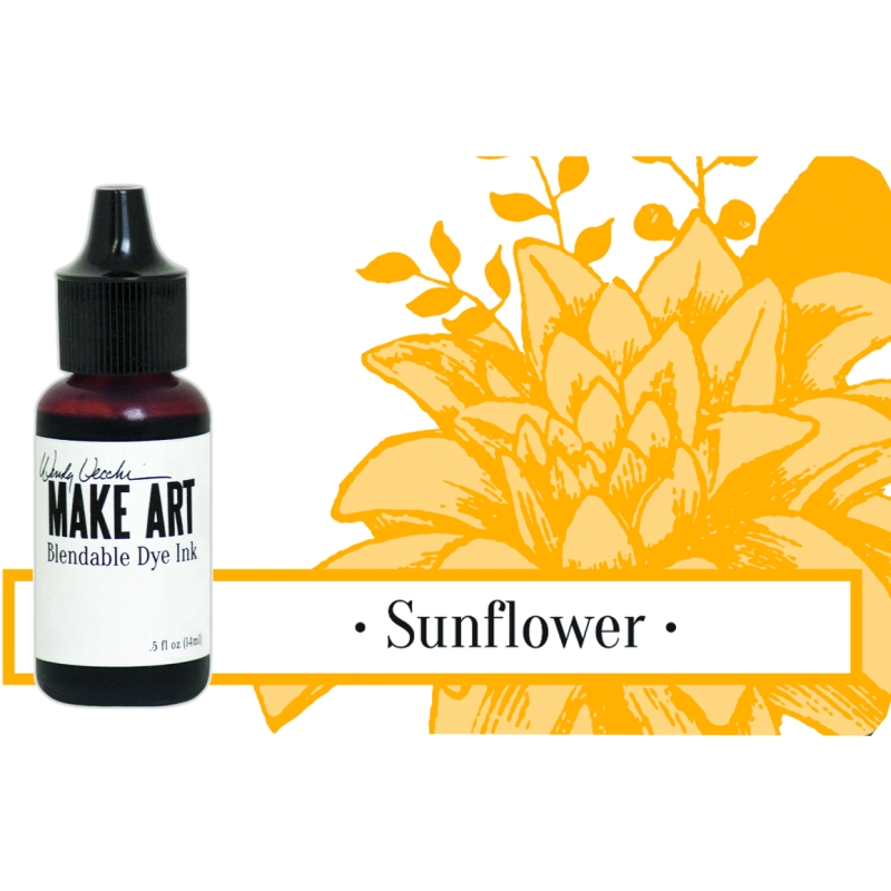 Make Art Dye Re-Inker Sunflower