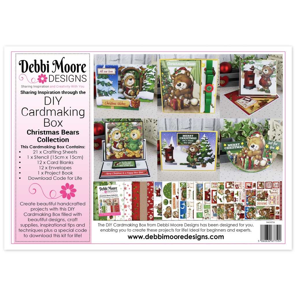 Day Cardmaking Kit - Christmas Bears