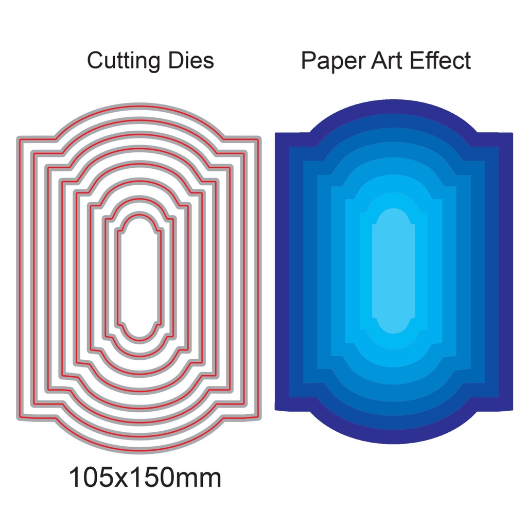 Nesting Die Set - Arched Frame