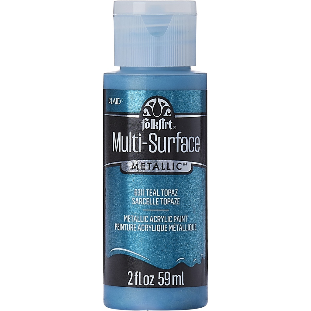 FolkArt Multi-Surface Metallic - Teal Topaz (2oz)