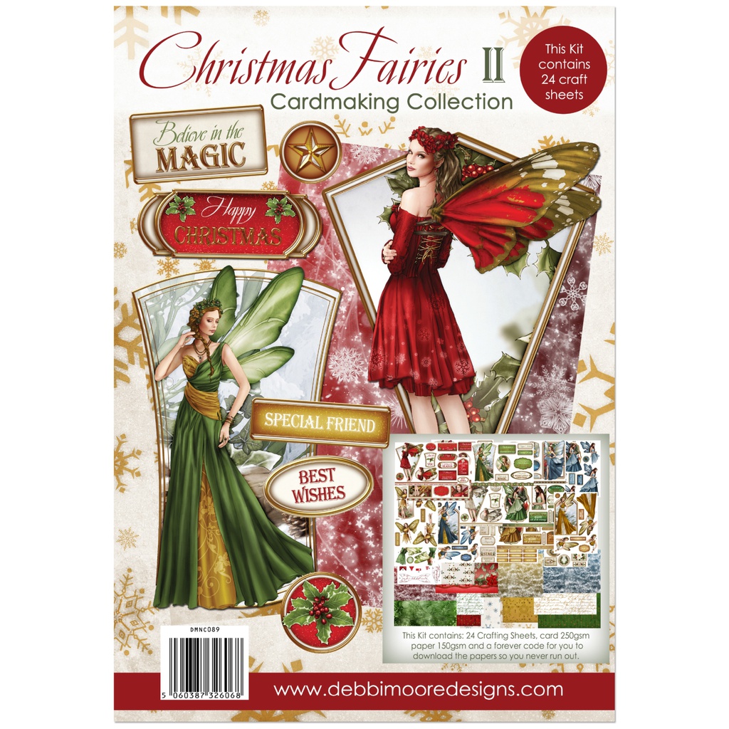 Cardmaking kit - Christmas Fairies