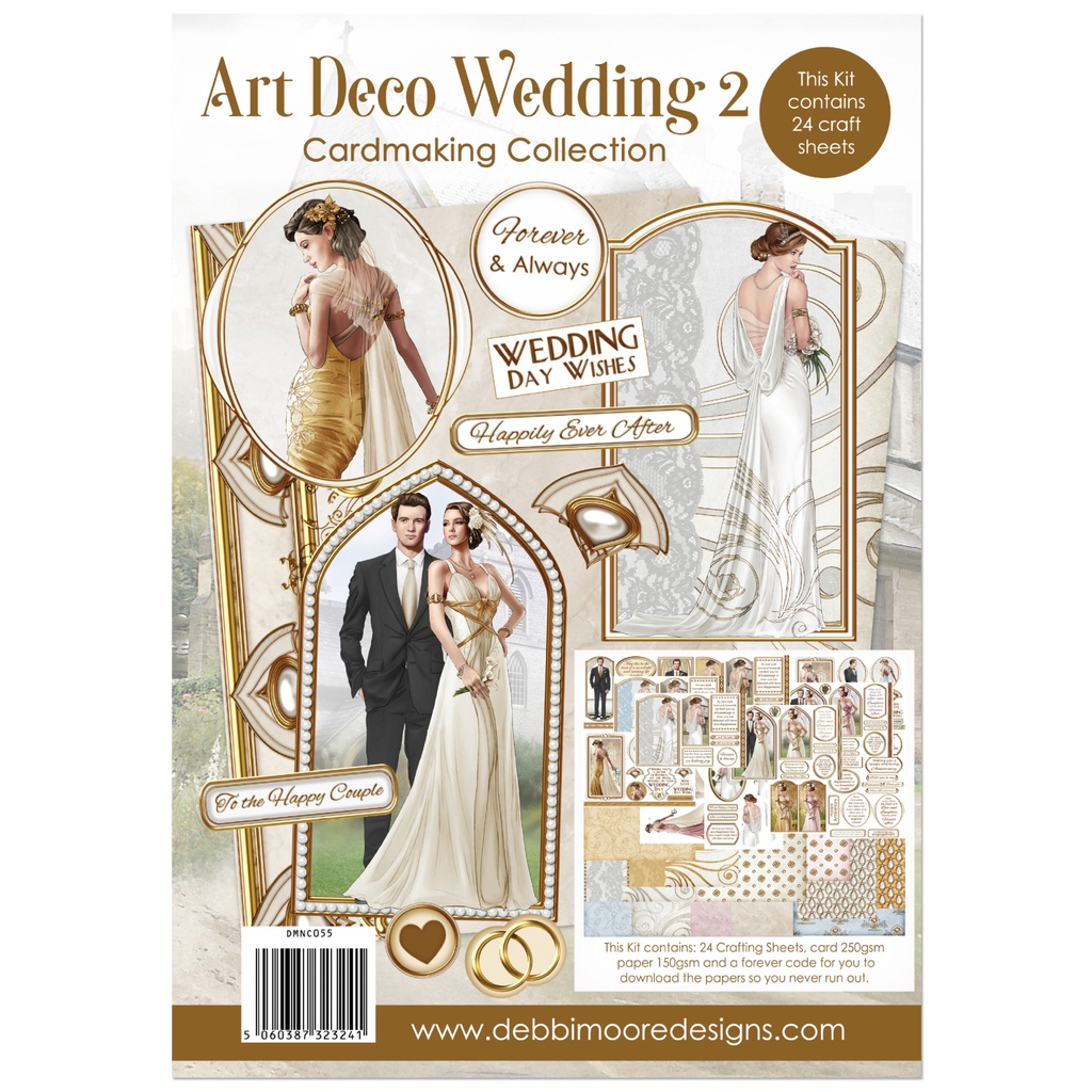 Cardmaking kit - Art Deco Wedding 2