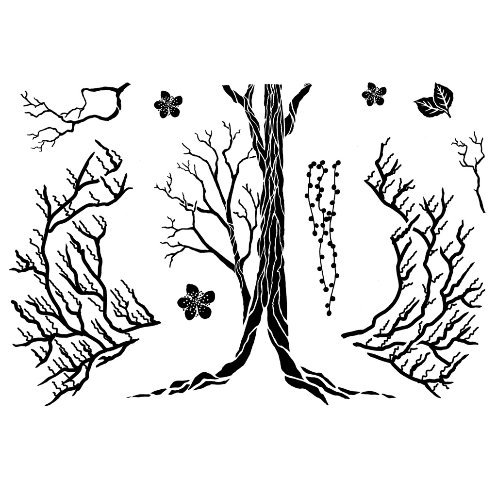 Family Tree A6 Clear Stamp Set