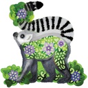 Floral Ring Tailed Lemur - Sweet Dixie Cutting Die
