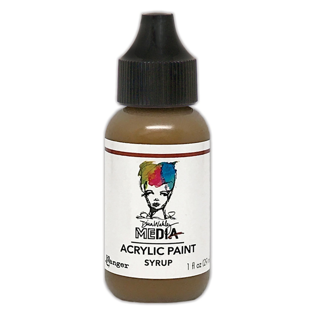 Dina Wakley MEdia Acrylic Paints - Syrup (1oz)