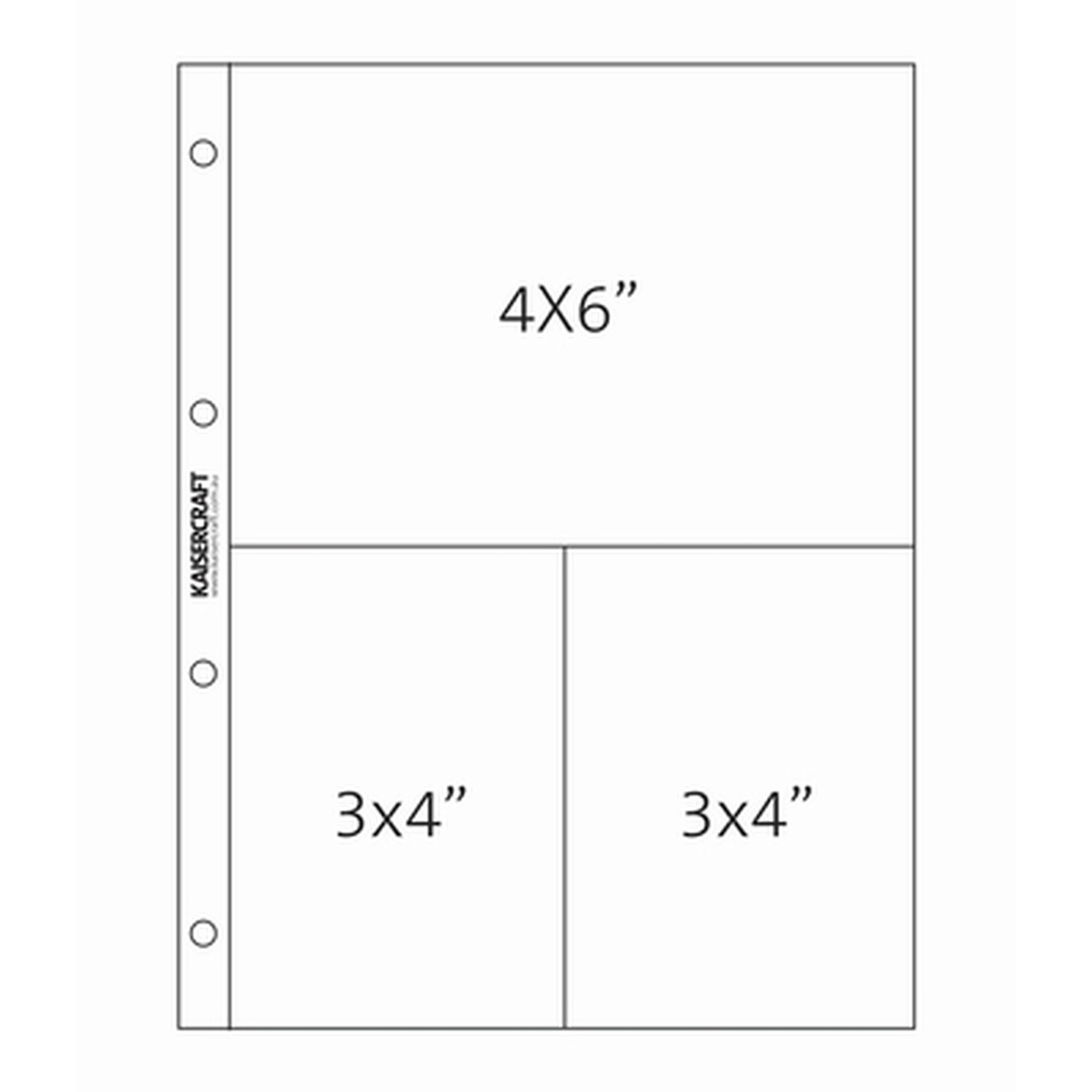 **6x8" Pocket Pages Pack 3         