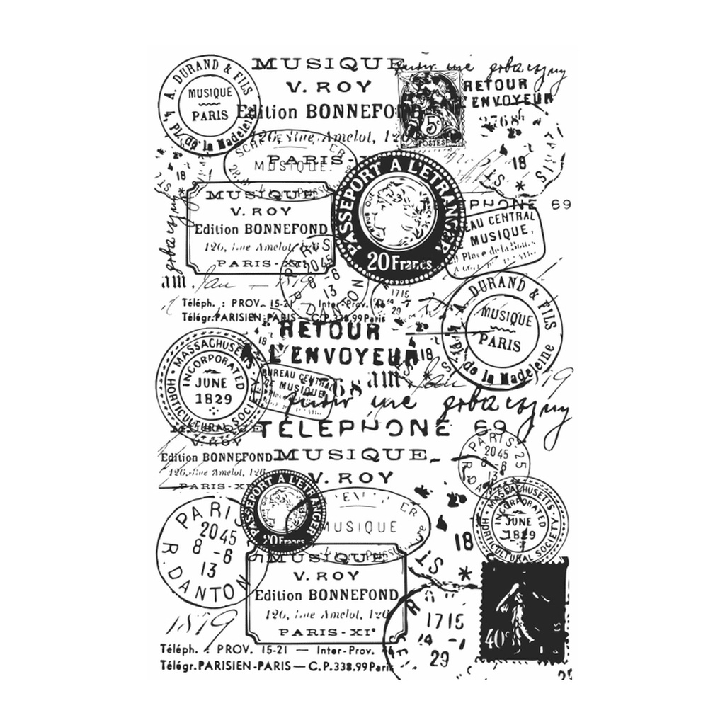 **Postmarks Clear Stamp            