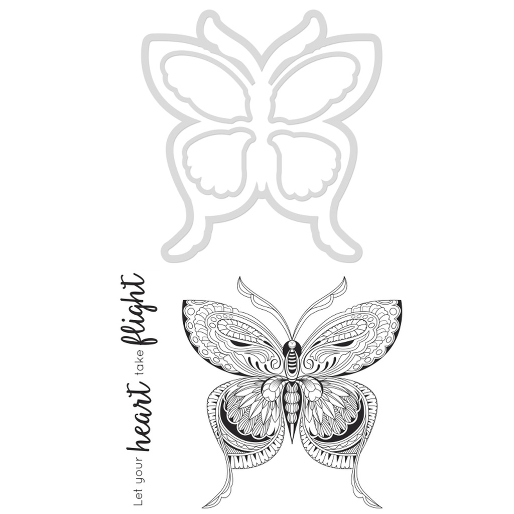 **Decorative Die & Stamp Butterfly   