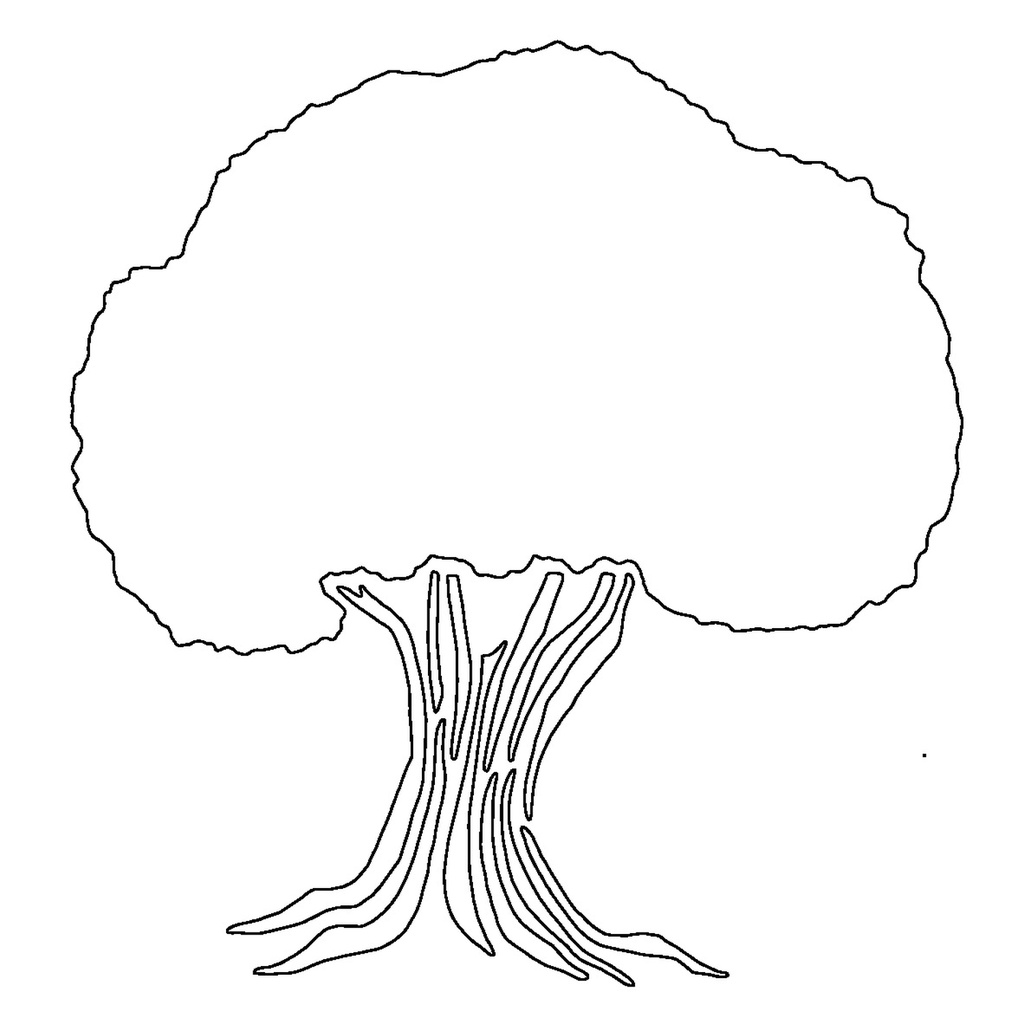 Bushy Tree - Majemask Stencil