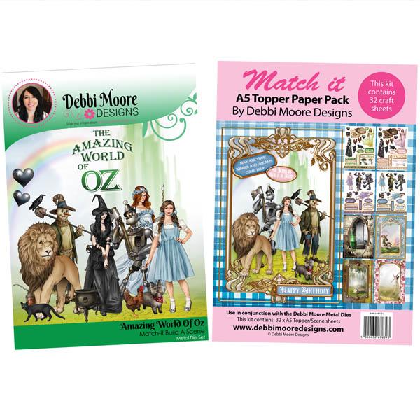 The Amazing World of Oz Build a Scene Match It Die and Paper Pad set - DMMI134-DMMIPP134