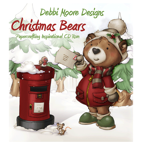 Christmas Bears Paper crafting Collection USB Key