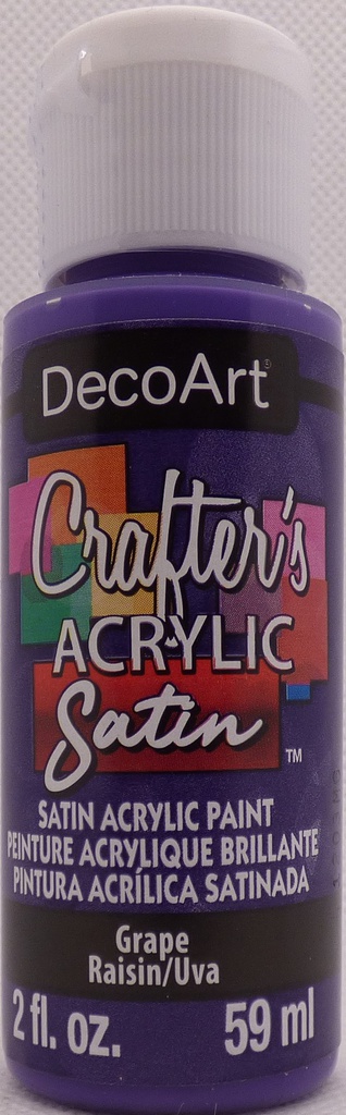 Grape 2oz Crafters Acrylic Satin
