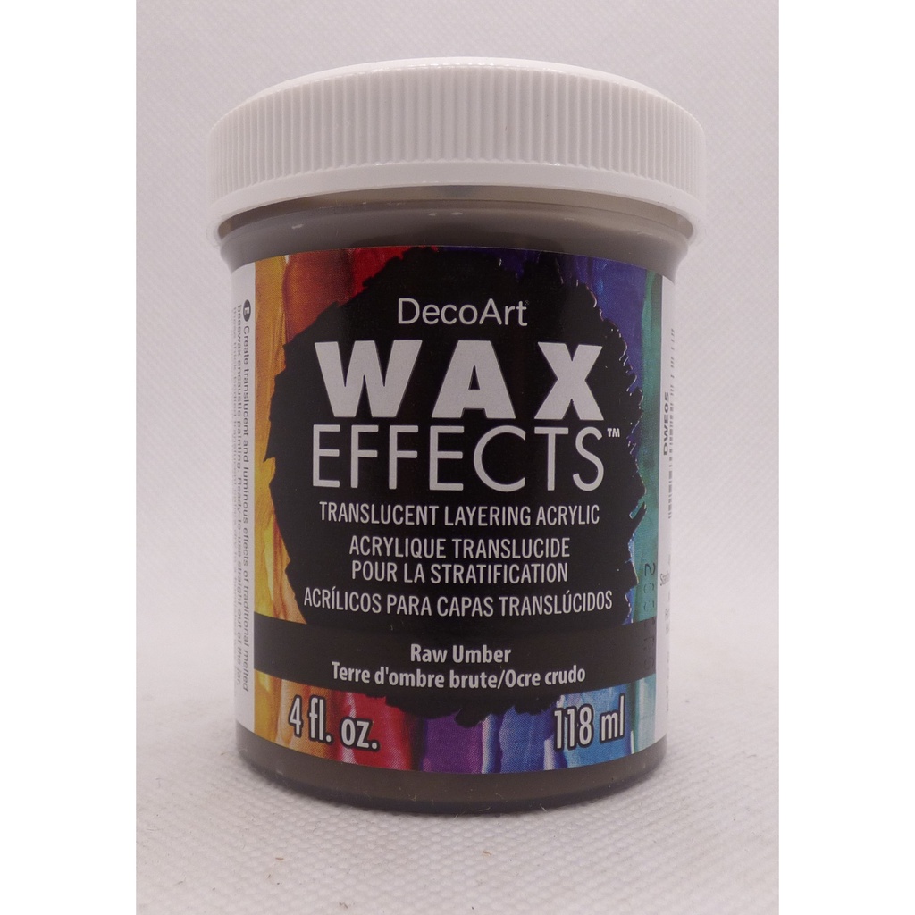 Raw Umber 4OZ Wax Effects Encaustic Acrylic