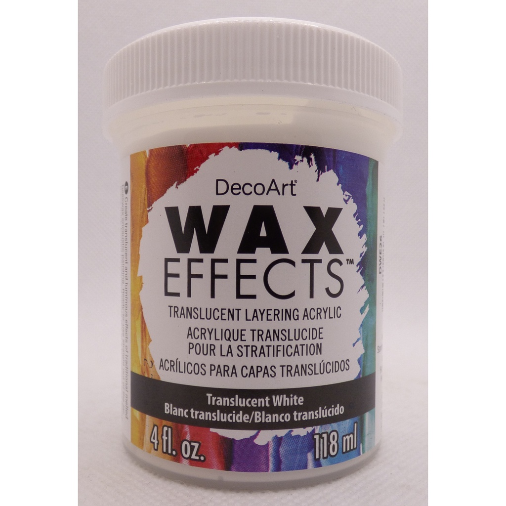 Translucent White 4OZ Wax Effects Encaustic Acrylic