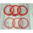 6 rolls of Red liner tape - 45 metres with FREE PRICKING TOOL