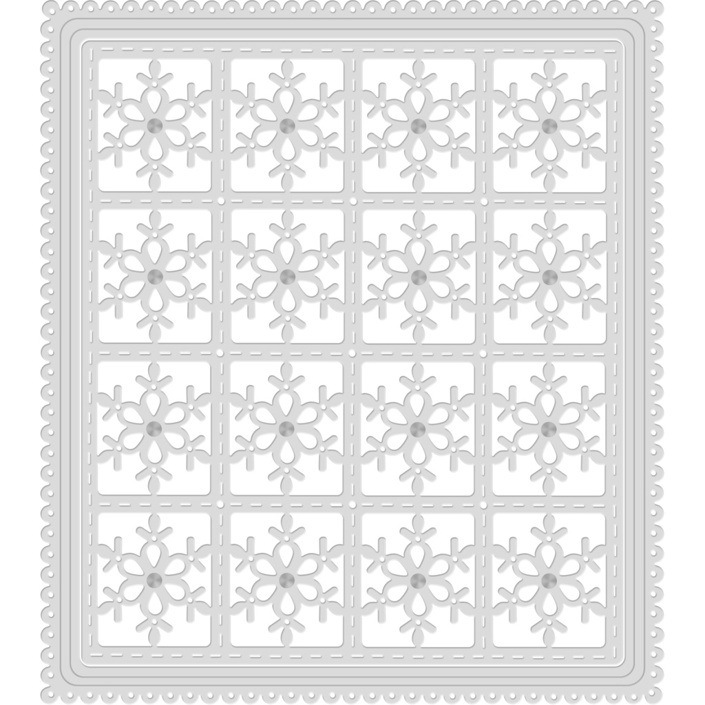 Snowflake Background Sweet Dixie Cutting Die
