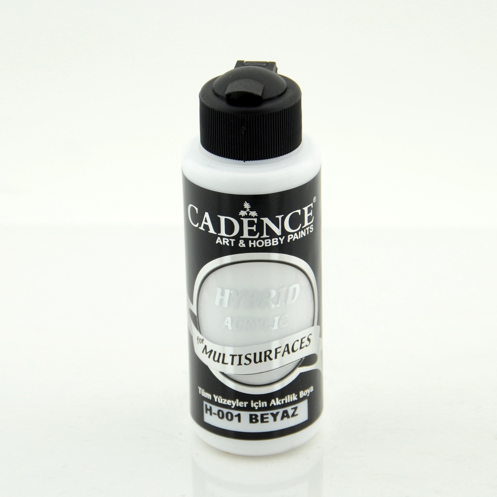 White 120 ml Hybrid Acrylic Paint For Multisurfaces