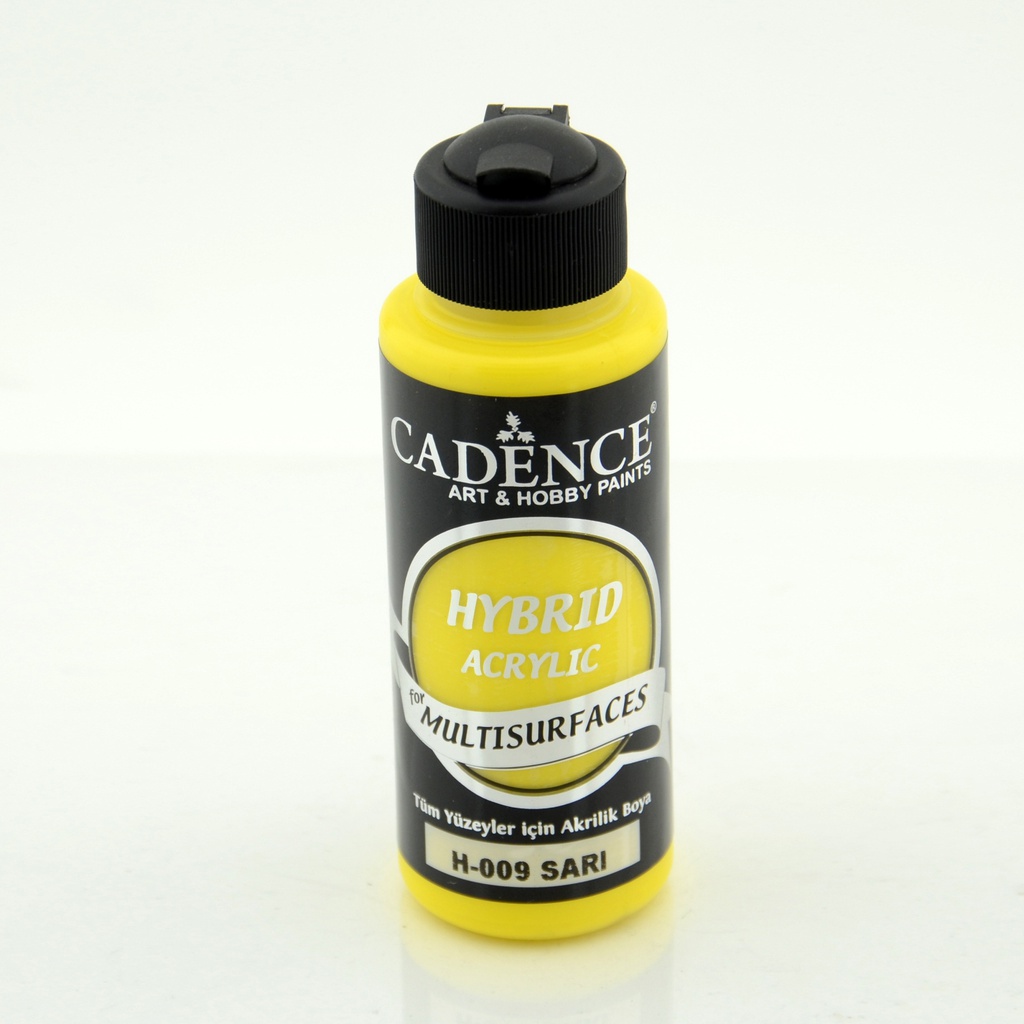 Yellow 120 ml Hybrid Acrylic Paint For Multisurfaces
