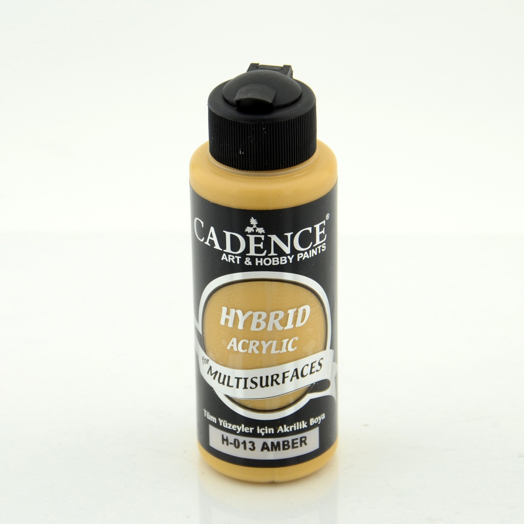 Amber 120 ml Hybrid Acrylic Paint For Multisurfaces