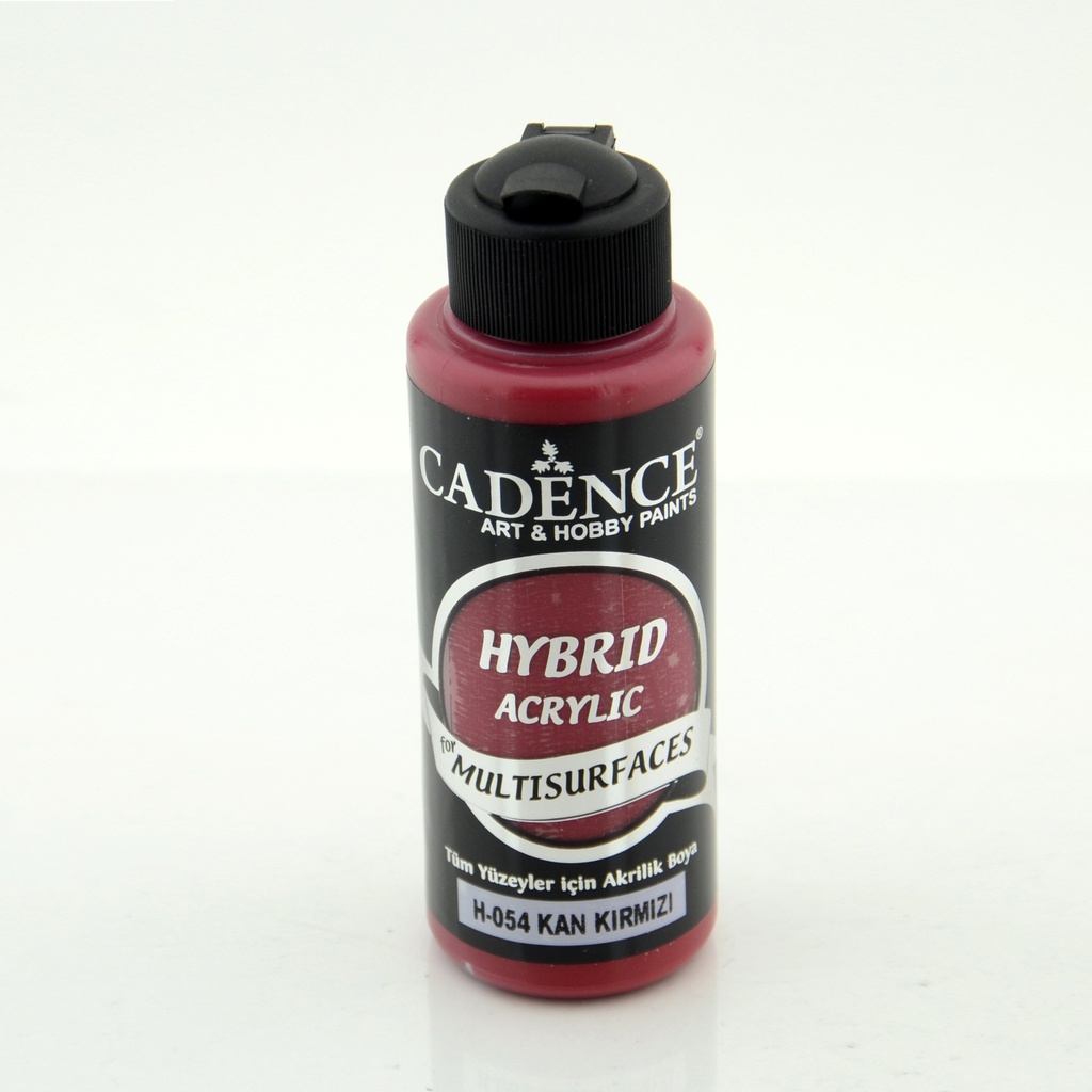 Blood Red 120 ml Hybrid Acrylic Paint For Multisurfaces