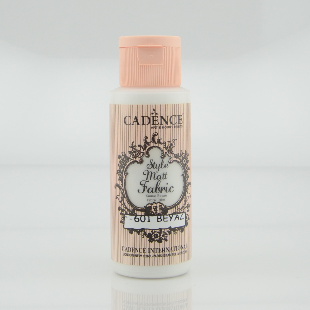White  59 ml  Style Matt Fabric Paint 