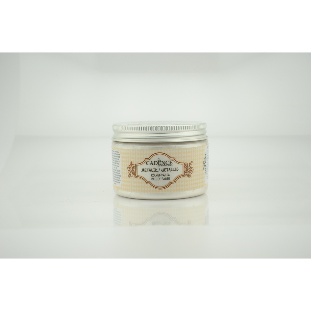 Cadence Metallic Relief Paste - Pearl (150ml)